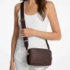 Bolsa a tiracolo para câmara em pele granulada Bryant média | Michael Kors [PT]