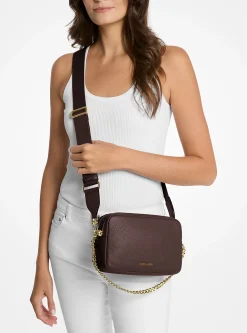 Bolsa a tiracolo para câmara em pele granulada Bryant média | Michael Kors [PT]