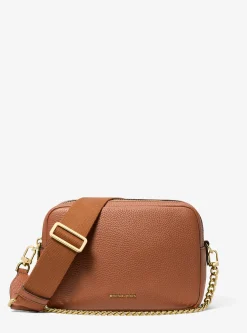 Bolsa a tiracolo para câmara em pele granulada Bryant média | Michael Kors [PT]