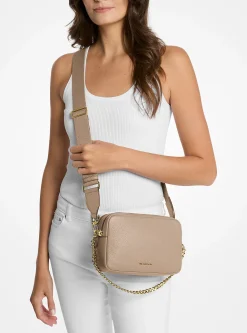 Bolsa a tiracolo para câmara em pele granulada Bryant média | Michael Kors [PT]