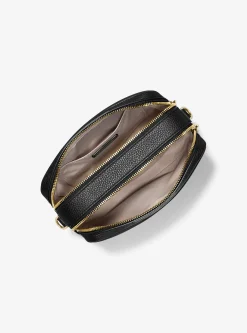 Bolsa a tiracolo para câmara em pele granulada Bryant média | Michael Kors [PT]