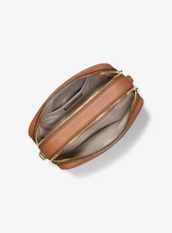 Bolsa a tiracolo para câmara em pele granulada Bryant média | Michael Kors [PT]