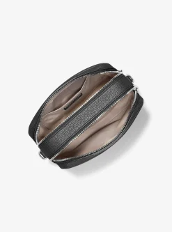Bolsa a tiracolo para câmara em pele granulada Bryant média | Michael Kors [PT]