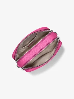 Bolsa a tiracolo para câmara em pele granulada Bryant média | Michael Kors [PT]
