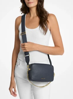 Bolsa a tiracolo para câmara em pele granulada Bryant média | Michael Kors [PT]