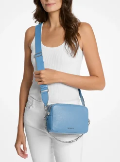 Bolsa a tiracolo para câmara em pele granulada Bryant média | Michael Kors [PT]