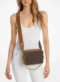 Bolsa a tiracolo para câmara com logótipo exclusivo Bryant média | Michael Kors [PT]