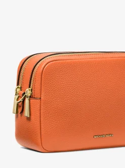 Bolsa a tiracolo para câmara em pele granulada Bryant média | Michael Kors [PT]