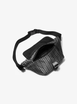 Bolsa de cintura em jacquard com o logótipo MK2000 Eli | Michael Kors [PT]