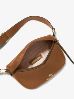 Bolsa de cintura em pele granulada Slater extrapequena | Michael Kors [PT]