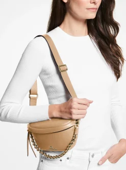 Bolsa de cintura em pele granulada Slater extrapequena | Michael Kors [PT]