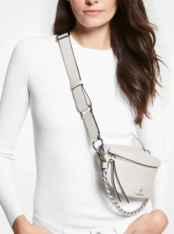 Bolsa de cintura em pele granulada Slater extrapequena | Michael Kors [PT]