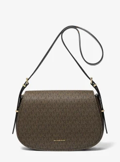 Bolsa messenger com logótipo exclusivo Lydia média | Michael Kors [PT]