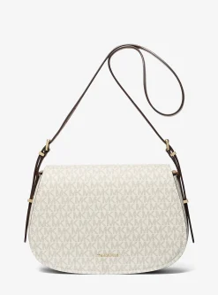 Bolsa messenger com logótipo exclusivo Lydia média | Michael Kors [PT]