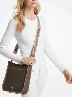 Bolsa messenger com logótipo exclusivo Luisa grande | Michael Kors [PT]