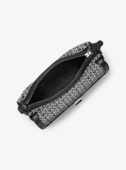 Bolsa messenger com logótipo MK2000 em jacquard Eli média | Michael Kors [PT]