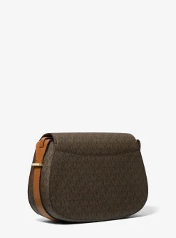 Bolsa messenger com logótipo exclusivo Lydia média | Michael Kors [PT]