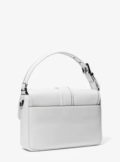 Bolsa messenger em pele com ilhós Colby média | Michael Kors [PT]