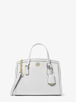 Bolsa messenger em pele granulada Chantal pequena | Michael Kors [PT]