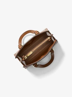 Bolsa messenger em pele granulada Chantal extrapequena | Michael Kors [PT]
