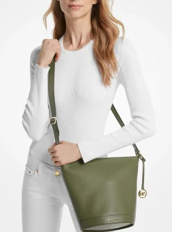 Bolsa messenger em pele granulada Townsend média | Michael Kors [PT]