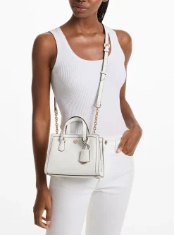 Bolsa messenger em pele granulada Chantal extrapequena | Michael Kors [PT]