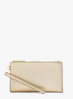 Bolsa para smartphone de pele metalizada Adele | Michael Kors [PT]