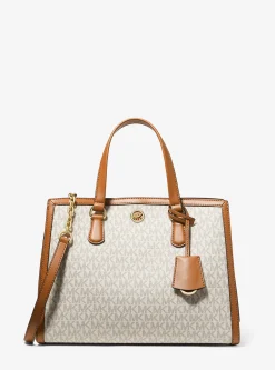 Bolsa satchel com logótipo Chantal média | Michael Kors [PT]