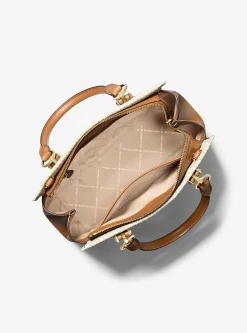 Bolsa Satchel com logótipo Marilyn média | Michael Kors [PT]
