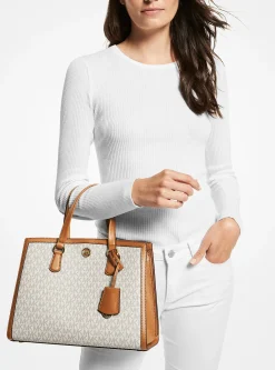 Bolsa satchel com logótipo Chantal média | Michael Kors [PT]