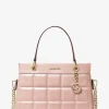 Bolsa satchel em pele acolchoada Susan média | Michael Kors [PT]