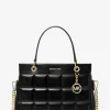 Bolsa satchel em pele acolchoada Susan média | Michael Kors [PT]