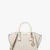 Bolsa satchel em pele com logótipo Avril pequena | Michael Kors [PT]