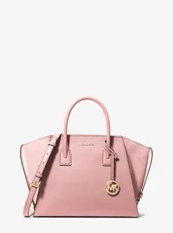 Bolsa satchel em pele e camurça Avril grande | Michael Kors [PT]