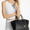 Bolsa satchel em pele e camurça Avril grande | Michael Kors [PT]