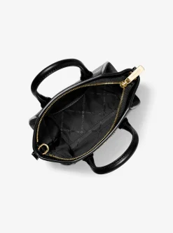 Bolsa satchel em pele e camurça Avril extrapequena | Michael Kors [PT]