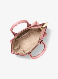 Bolsa satchel em pele e camurça Avril extrapequena | Michael Kors [PT]