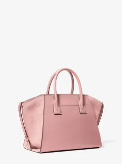 Bolsa satchel em pele e camurça Avril grande | Michael Kors [PT]