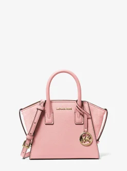 Bolsa satchel em pele e camurça Avril extrapequena | Michael Kors [PT]
