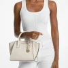 Bolsa Satchel em pele granulada Avril pequena | Michael Kors [PT]