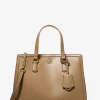 Bolsa satchel em pele granulada Chantal média | Michael Kors [PT]