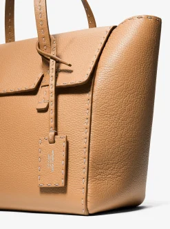 Bolsa satchel em pele granulada costurada à mão Sophia | Michael Kors [PT]