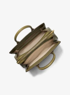 Bolsa Satchel em pele Laila média | Michael Kors [PT]