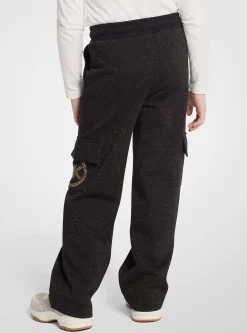 Calças cargo em mistura de algodão com logótipo com tachas | Michael Kors [PT]