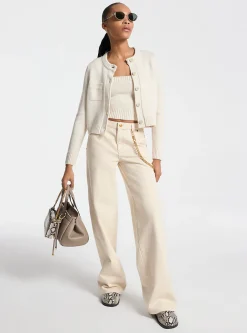 Calças de ganga com perna larga descontraídas | Michael Kors [PT]