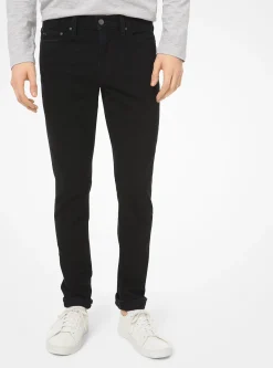 Calças de ganga em algodão elástico de corte skinny | Michael Kors [PT]