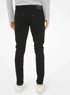 Calças de ganga em algodão elástico de corte skinny | Michael Kors [PT]