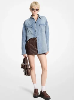 Camisa de cambraia de corte grande | Michael Kors [PT]