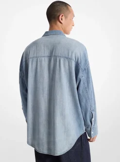 Camisa de cambraia de corte grande | Michael Kors [PT]