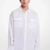 Camisa em linho de corte grande | Michael Kors [PT]